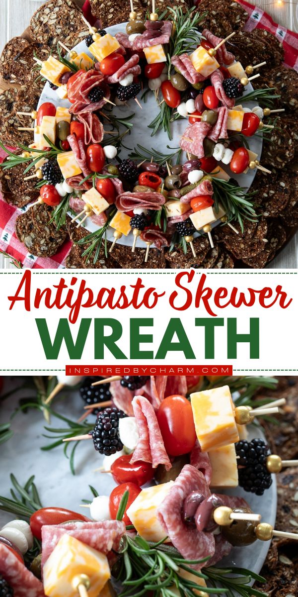 Looking for a holiday appetizer that doubles as a table centerpiece? Try this antipasto skewer wreath for a festive and flavorful start to your celebration. With a mix of cheeses, cured meat, and fresh veggies, it’s a merry and bright addition to any holiday celebration. Wreath Appetizer, Best Christmas Dinner Recipes, Antipasto Kabobs, Best Christmas Appetizers, Christmas Appetizers Easy, Antipasto Skewers, New Year's Eve Appetizers, Skewer Appetizers, Christmas Cheese