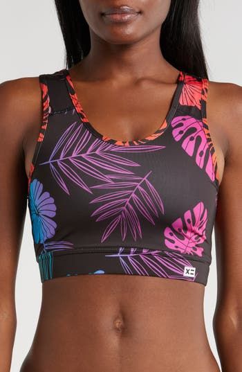 Take a swim or lounge around poolside in this sleek swim top designed with built-in UPF protection and quick-drying fabric. UPF 50+ sun protection   Lined   80% recycled polyester; 20% spandex   Hand wash, line dry   Imported Sporty Stretch Swimwear In Recycled Polyester, Sporty Stretch Swimwear Made Of Recycled Polyester, Summer Beach Activewear With Built-in Bra, Seamless Swimwear In Recycled Polyester, Multicolor Summer Beach Activewear, Sporty Swimwear Made Of Recycled Polyester For Sports, Sporty Swimwear In Recycled Polyester For Sports, Sporty Recycled Polyester Swimwear For Sports, Functional Stretch Swimwear In Recycled Polyester