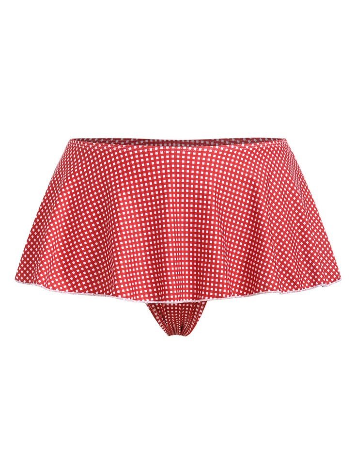 PRODUCT DESCRIPTION Material:Polyester,Spandex Pattern Type:Gingham Swimwear Category:Swim Bottom Skirts Fabric Stretch:High Stretch Red Elastane Swimwear For Vacation, Summer Skirted Swim Skirt In Elastane, Summer Swim Skirt In Elastane, Skirted Bottoms For Swimming Beachwear, Red Swimwear For Pool, Red Elastane Swimwear For Pool, Red Skirted Beach Bottoms, Red Elastane Swimwear For Swimming, Fitted Red Swim Skirt For Summer