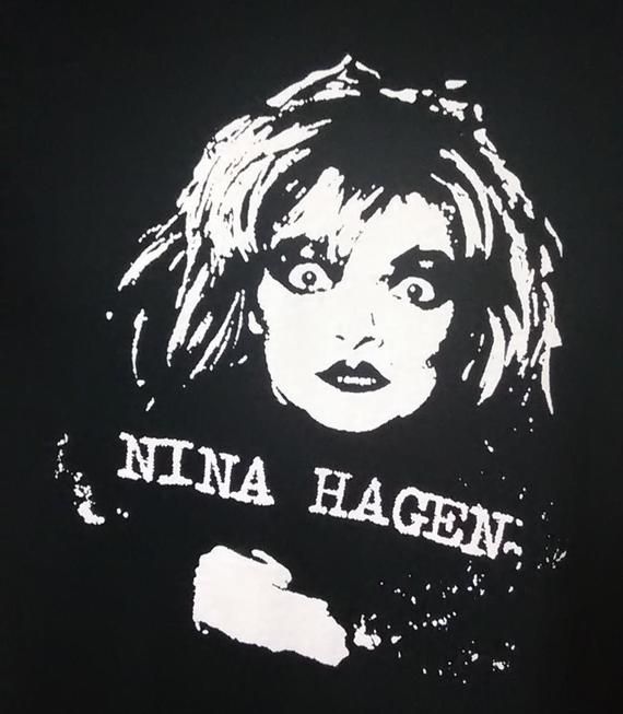 Nina Hagen T-shirt100% CottonSizes available Small-->2XLThese are handmade screenprinted and slightly vary from the photo. Please feel free to email me any questions. Thanks for looking.Due to an influx of incorrect addresses if a package is returned,  you must pay the shipping cost to resend the item to you. I do not do exchanges and I do not take returns unless the item is damaged. I thoroughly check each item before it is shipped out. Gregg Araki, Gothic Bands, Punk 80s, Anarcho Punk, 80s Goth, Rock Singer, Nina Hagen, Eyes Artwork, Punk Art