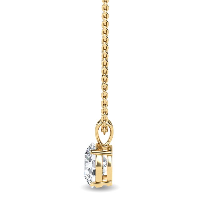 Muestre su lado romántico con este precioso colgante de diamantes. Una hermosa pieza que sería un regalo pensativo para un aniversario, un cumpleaños o incluso el día de una boda. Diamond Pendant Set, Round Diamond Pendant, 18k Gold Chain, Rose Gold Chain, Yellow Gold Setting, Gold Platinum, Lab Created Diamonds, Pendant Set, Diamond Gemstone