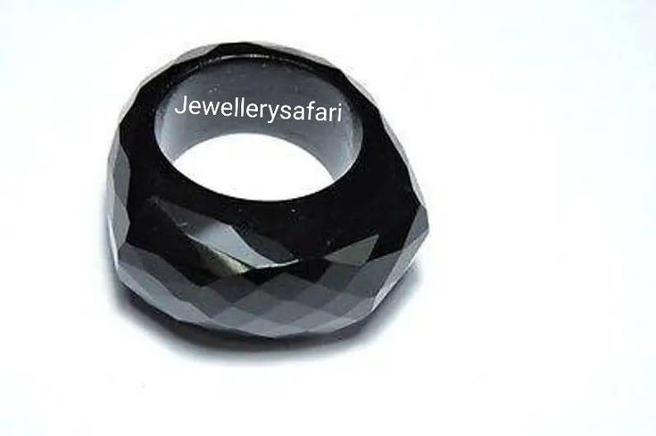 Buyer Will Receive Adorable 1 Piece Natural Black Onyx Full Faceted Gemstone Made Ring.you will really love it.you will gift it to your love ones and friends. Product Details Product Name - Natural Black Onyx Gemstone Made Ring Gemstone - Natural Black Onyx Quantity - 1 Piece 100% Natural ----------------------------------------------------------------------------- THIS BEAUTIFUL ITEM IS AVAILABLE ONLY ON ETSY ------------------------------------------------------------------------------------ N Black Faceted Rings For Gift, Black Obsidian Ring, Obsidian Ring, Onyx Gemstone, Amethyst Quartz, Black Obsidian, Hand Jewelry, Fine Rings, Ring Gemstone