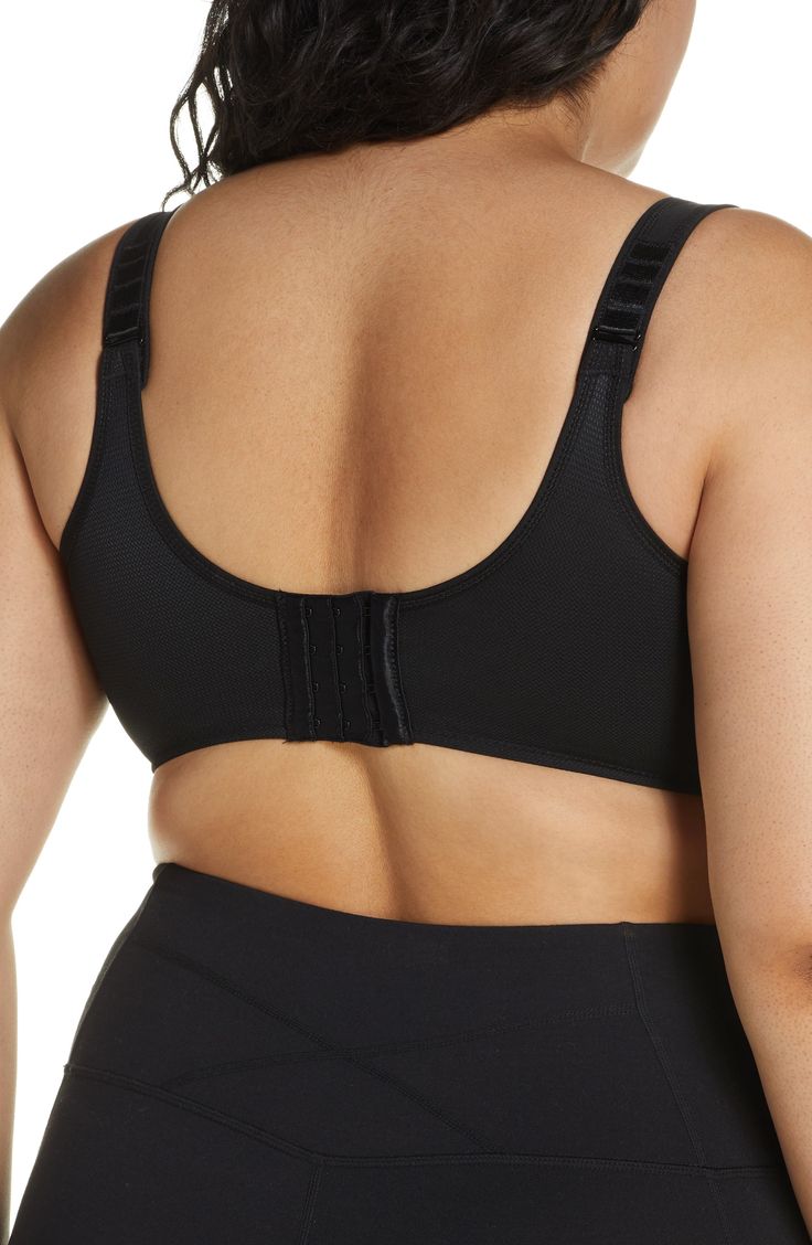 A soft and supportive sports bra is fashioned with wide shoulder straps and a powerful exterior underwire for an exceptionally secure and comfortable fit. Moisture-wicking fabric keeps skin cool and dry. Style Name:Wacoal Underwire Sports Bra. Style Number: 244207. Sports Bra Fashion, Supportive Sports Bra, Bra Fashion, Underwire Sports Bras, Supportive Sports Bras, Lilac Grey, Black Sports Bra, Anniversary Sale, Moisture Wicking Fabric