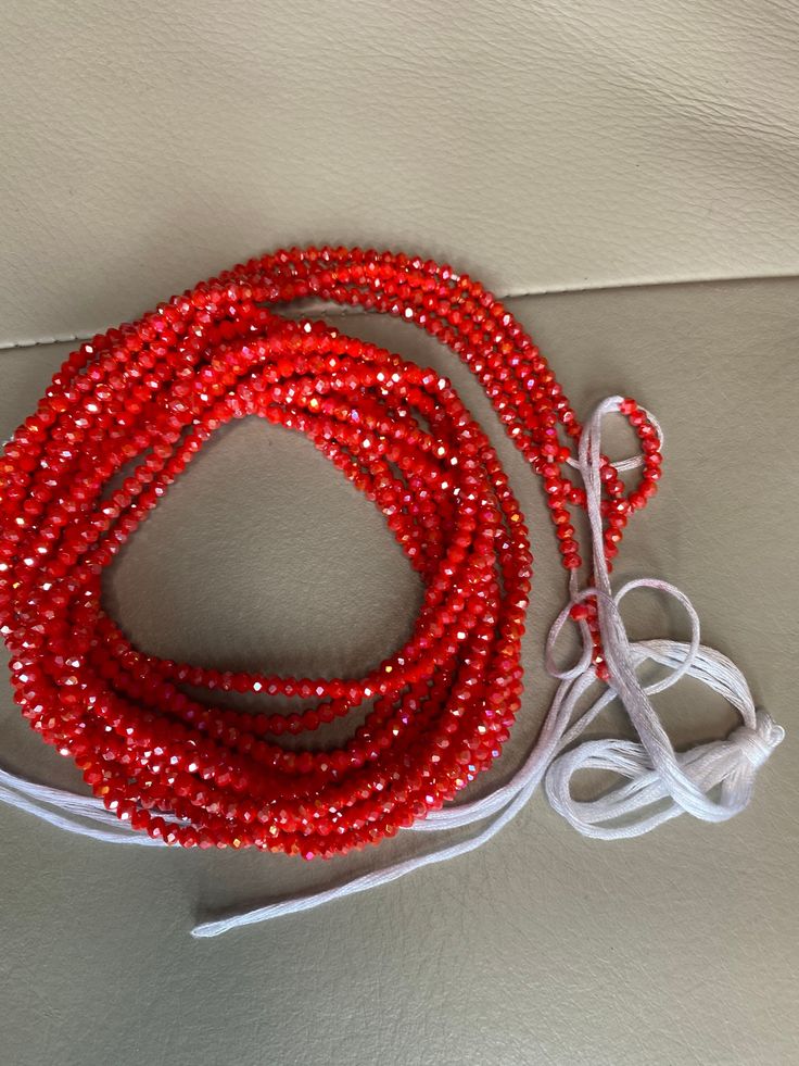 Red Waist Beads, Crystal Waist Beads, Waist Beads African, Belly Beads, Goddess Vibes, African Waist Beads, Waist Jewelry, Weight Tracker, Beads Designs