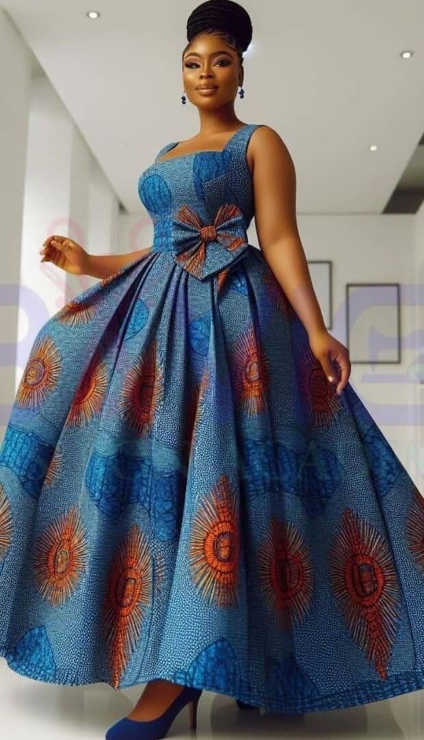 African Long Dress, Long Dress African, African Traditional Wear, African Fabric Dress, Long African Dresses, African Print Dress Ankara, Best African Dresses, Afrikaanse Mode, African Inspired Clothing