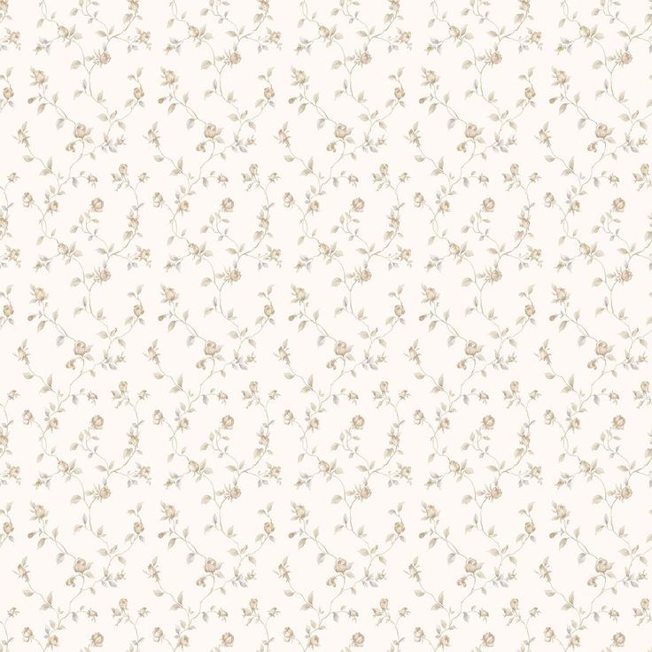 a white wallpaper with small flowers on it