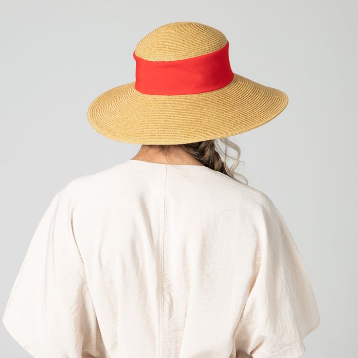 Need a new vacation hat? This sun hat comes with a collapsable crown, making this hat easy to flatten and pack into a suitcase. The pop color inset is a bold accent, while the Brim Size: 4.5" keeps the sun out of your eyes. Features 75% paper, 25% polyester Brim Size: 4.5" Women's One Size Eyes Features, Crown Making, Wide Brim Hat Summer, Vacation Hat, Sand Collection, Outdoor Cap, Hat Storage, Pop Color, Suns Out