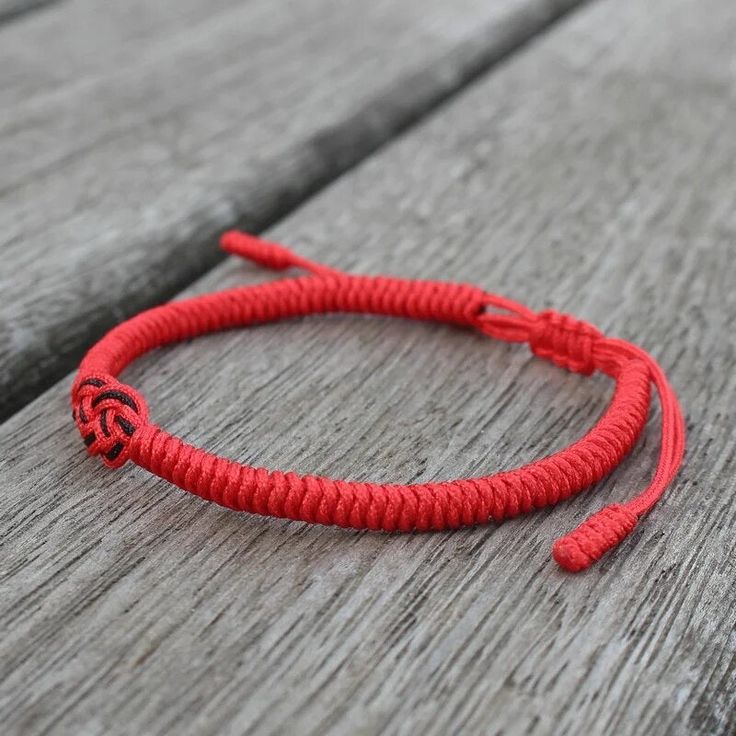 Adjustable bracelet Cotton Cord Wrist Strap Bracelet Jewelry Gift, Red Spiritual Bracelets For Friendship, Red Bangle For Friendship, Red Bangle Jewelry For Friendship, Casual Red Friendship Jewelry, Red Casual Wristband As Gift, Casual Red Jewelry For Friendship, Casual Red Wristband As Gift, Casual Red Jewelry With Sliding Knot