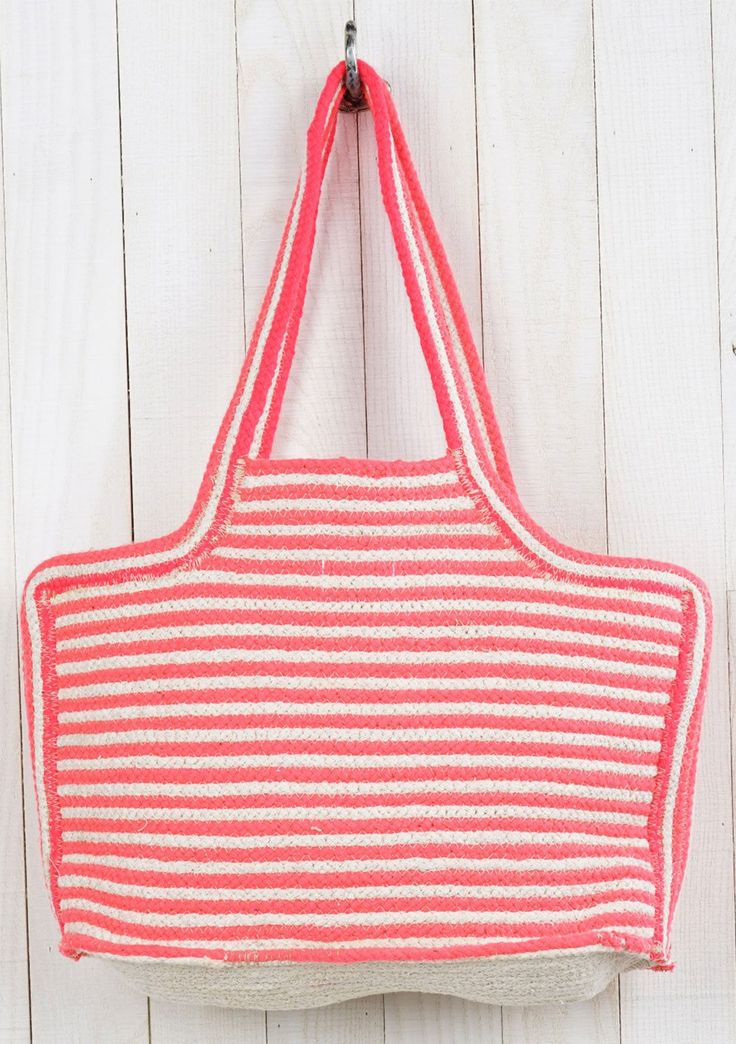 Show your true stripes with our gorgeous handwoven cotton tote bag. With double strap handles and a large carryall size. The perfect accessory for beach days or running errands! FINAL SALE Double strap handles Handwoven Dimensions: 16" x 12.5"Style: FF-360-5870 Casual Striped Rectangular Straw Bag, Casual Striped Woven Bag, Casual Striped Rectangular Beach Bag, Striped Shoulder Bag For The Beach, Casual Striped Straw Bag For Vacation, Casual Striped Straw Bag For Beach, Casual Striped Tote Shoulder Bag, Casual Striped Beach Bag For Everyday Use, Casual Striped Beach Bag For Beach Season