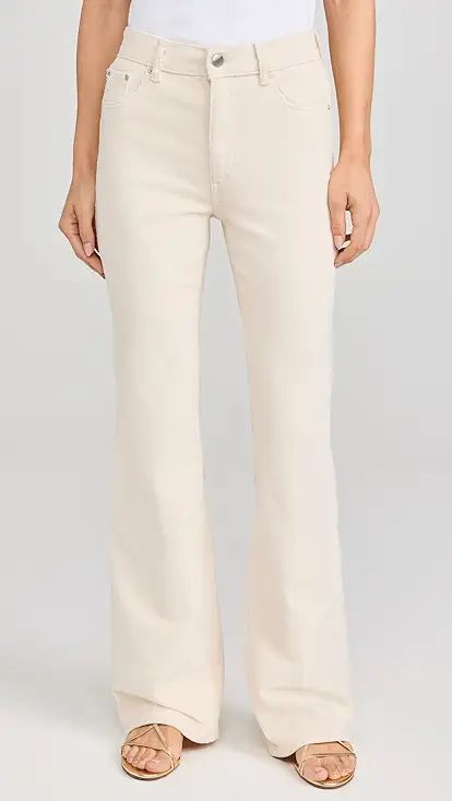 DL1961 Hepburn Wide Leg Jeans: High Rise Vintage 32' | Shopbop Chic Mid-rise Pants With Seam Detailing, Straight Fit Flare Jeans With Pockets For Fall, Chic Bottoms With Seam Detailing For Spring, Fall Straight Fit Flare Jeans With Pockets, Fitted Pants With Seam Detailing For Spring, Chic Spring Bottoms With Seam Detailing, Classic Flare Jeans For Spring, Fitted Bottoms With Frayed Hem For Fall, Mid-rise Jeans With Seam Detailing For Fall