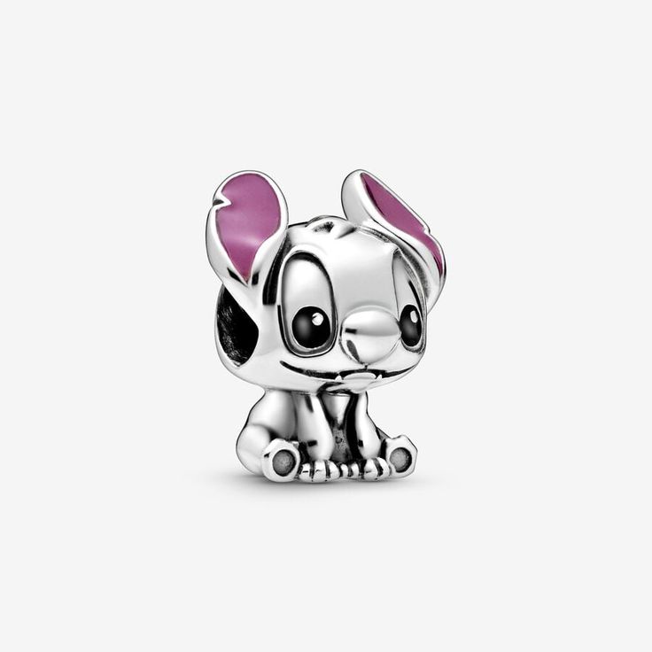 Disney Lilo and Stitch Charm | Sterling silver | Pandora US Buzz Astral, Lilo I Stitch, Charms Disney, Baby Stitch, Charm Necklace Diy, Lilo Und Stitch, Pandora Collection, Halloween Pendant, Lilo Y Stitch