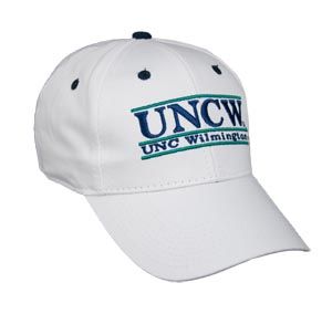 North Carolina - Wilmington Bar Hat Classic Baseball Cap With Embroidered Logo, Classic Sports Hats With Letter Print, Classic Sports Hat With Letter Print, Classic Adjustable Snapback Hat With Embroidered Logo, Classic Flat Bill Hats For Fan Gear, Classic Flat Bill Fan Gear Hats, Collegiate Cotton Hat With Flat Brim, Collegiate Cotton Flat Brim Hat, Classic Snapback Hat With Embroidered Logo And Curved Brim