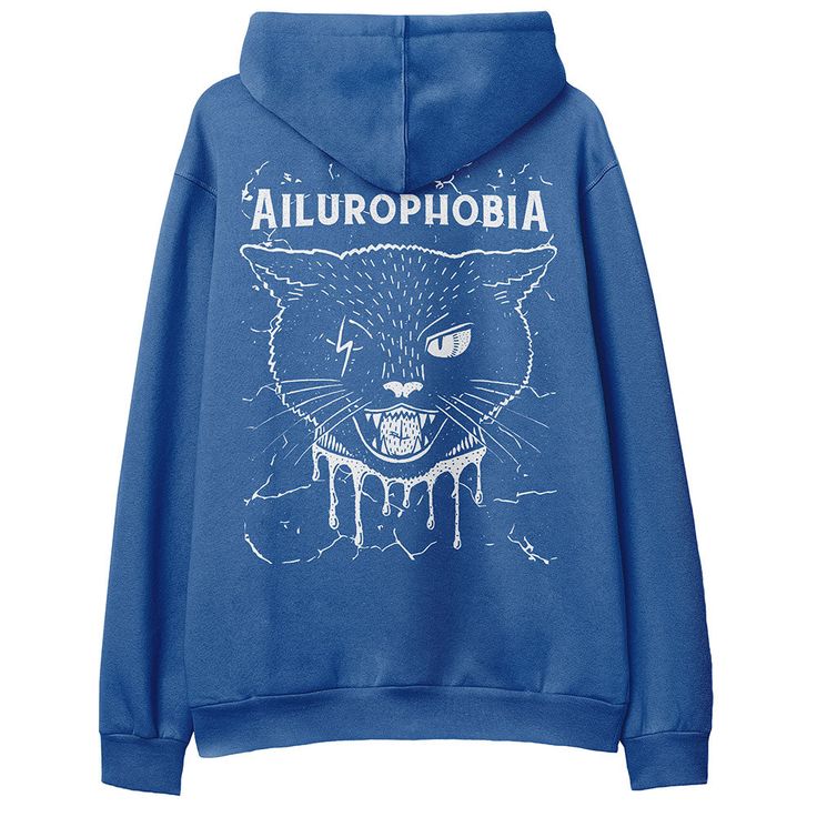 Ailurophobia Cat Hoodie | Yūjin Japanese Anime Streetwear Clothing Cat Design Hoodie Sweatshirt For Streetwear, Hooded Cat Print Sweatshirt For Streetwear, Cotton Cat Print Hoodie Sweatshirt, Hooded Sweatshirt With Cat Print For Streetwear, Cotton Hoodie Sweatshirt With Cat Print, Long Sleeve Cat Print Hoodie For Streetwear, Cotton Hooded Sweatshirt With Cat Print, Long Sleeve Hoodie With Cat Print For Streetwear, Hooded Cat Design Sweatshirt For Streetwear