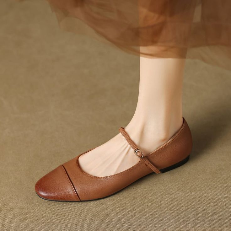 CHIKO Rickelle Round Toe Block Heels Mary Jane Flats feature leather upper, leather lining, rubber sole. Heel height is approx. 0.5" (1 cm) Modern Flats, Orthopedic Shoes, Flat Shoe, Wide Width Shoes, Casual Flat Shoes, Mary Jane Heels, Mary Jane Flats, How To Measure, Jane Shoes