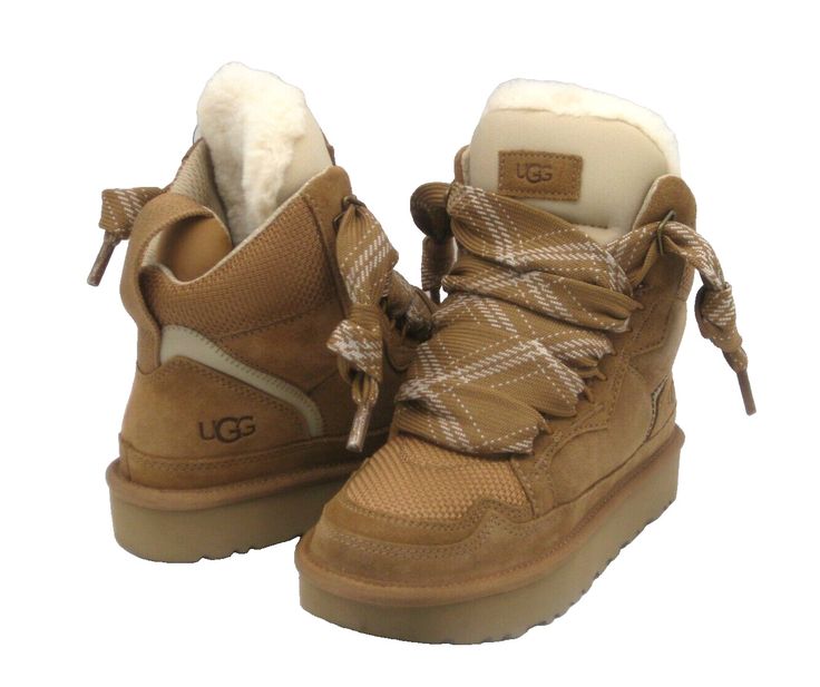 Official PayPal Conversion Rates Add Currency Converter To Your Items All auction item are 100% authentic UGG Australia. There are purchased from official UGG retail store or warehouse.    UGG  Highmel Women Shoes: Recycled ballistic canvas mesh, Suede upper Webbing heel strap, Padded collar, UGG logo patch, Oversized padded tongue Laces made from 100% UNIFI recycled polyester fibers, Two-tone flat lace 10mm UGGplush 60% upcycled wool, 40% lyocell lining 10mm UGGplush 60% upcycled wool, 40% lyoc Currency Converter, Pretty Sneakers, Platform Boots Women, Women Boot, Pretty Shoes Sneakers, Shoe Wishlist, Shoe Inspo, Swag Shoes, Pretty Shoes