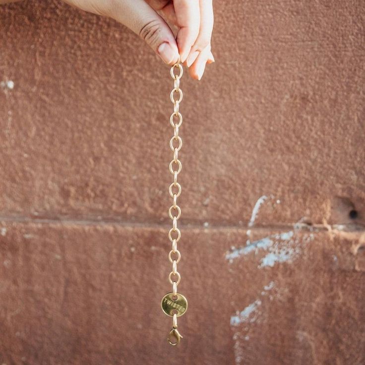 TRAVEL Bracelet/Extender - Twisted Silver Everyday Brass Gold-tone Bracelet, Everyday Gold-tone Brass Bracelet, Gold Brass Bracelet With Adjustable Chain For Everyday, Everyday Gold Brass Bracelet With Adjustable Chain, Yellow Gold Brass Charm Bracelet, Adjustable Minimalist Brass Chain Bracelet, Bronze Metal Bracelets With Lobster Clasp, Minimalist Adjustable Brass Chain Bracelet, Bronze Metal Bracelet With Lobster Clasp