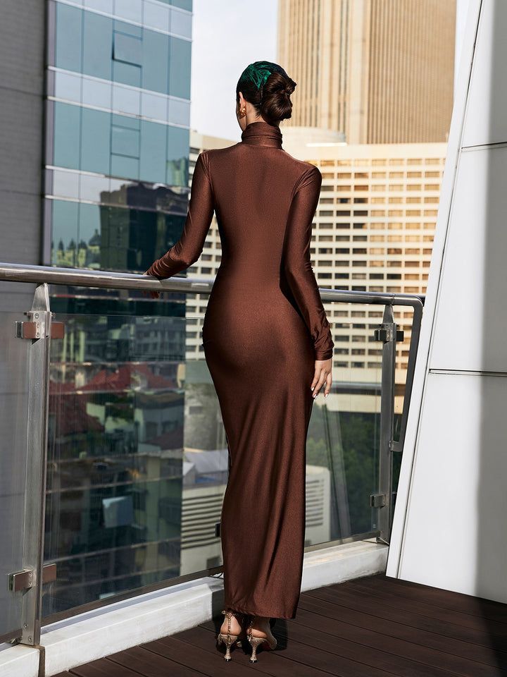 Feel confident and glamorous in the Rumaysa Long Sleeve Twisted Maxi Dress. Crafted with a chic twisted front design and beautiful long sleeves, this dress is sure to make a statement. Feel free to dance the night away, the fluid fabric creates an elegant drape and ensures a flattering fit. Wow them with your style! Material: 100% Polyester Stretch Factor: Slight Stretch Clean: Gentle machine wash Color may vary due to the lighting on images. The product images (without model) are the closest to the true color of the product Model is wearing an S Maxi Bodycon Dress, Jumpsuits And Romper, Feather Dress, Flattering Dresses, Maxi Dress Evening, Maxi Dress Green, Long Sleeve Maxi, Embellished Dress, Shop Maxi Dresses