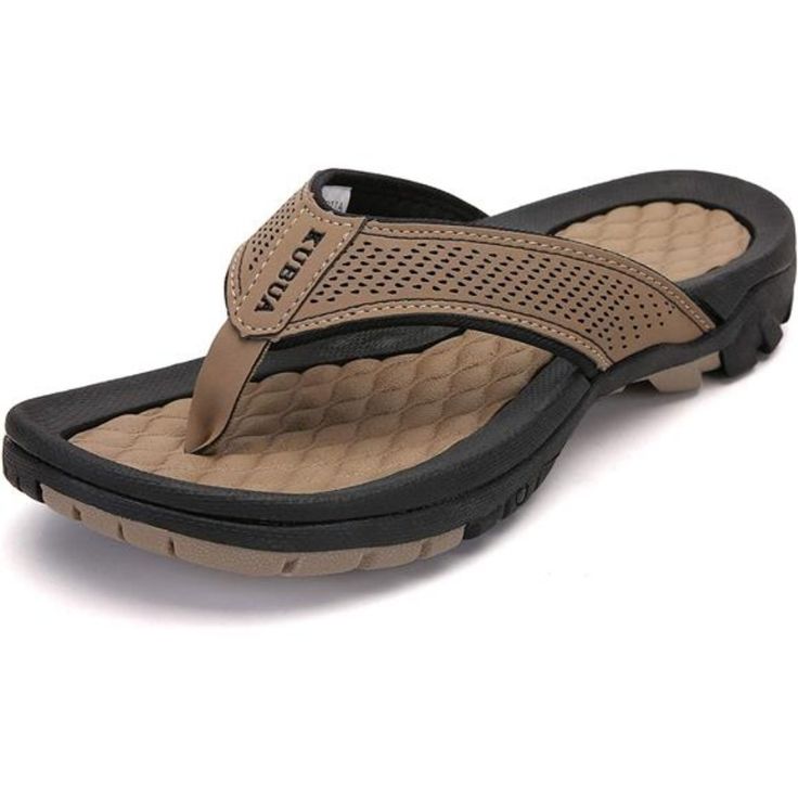 Manmade Sole Platform Measures Approximately 1.25" Strap: Soft Athletic Sports Water Sandals Profile Gives You The Comfort To Walk All Day Without Rub. Orthopedic Insole: Thong Sandals For Men Are Must Haves And Reduces Back And Heel Pain. Orthotic Sandals For Women Will Improve Your Gait And Lessen Foot Issues Like Plantar Fasciitis. Non-Slip Sole: Synthetic Rubber Out Sole Provides A Good Skid And Wear Resistance In Flip Flops. Water Resistant: These Vacation Essentials For Men Have A Irregula Non-slip Brown Sport Sandals For Vacation, Brown Non-slip Sport Sandals For Vacation, Brown Non-slip Slides For The Beach, Brown Sport Sandals For Summer Beach, Summer Beach Sport Sandals In Brown, Brown Summer Beach Sport Sandals, Non-slip Toe Post Sandals For Vacation, Non-slip Toe Post Sandals For The Beach, Non-slip Toe Post Flip Flops For Beach Season