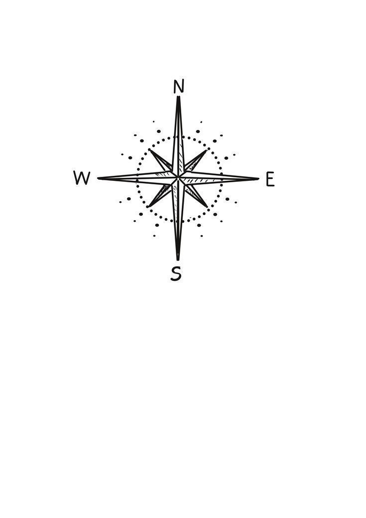 23 Compass Tattoos Ideas And Design For Men And Women Simplistic Compass Tattoo, Simple Compass Design, Compass Drawing Simple, Tiny Compass Tattoo, Compass Tattoo Simple, Compas Tattoo, Small Compass Tattoo, Simple Compass Tattoo, Compass Tattoo Men