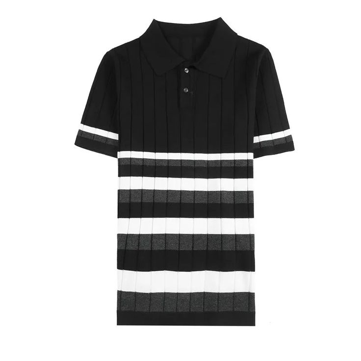 SPECIFICATIONS Style: England Style Applicable Scene: Daily Material: Polyester Sleeve Length(cm): Short Applicable Season: summer Decoration: NONE Pattern Type: striped Feature: Anti-Shrink Gender: MEN Color Style: Contrast Color Type: Slim Tops Type: Polos Black Polo Shirt With Striped Collar, Black Cotton Polo Sweater With Ribbed Collar, Fitted Black Polo Shirt With Striped Collar, Black Shirt With Striped Collar, Black Casual Polo Shirt With Striped Collar, Casual Black Polo Shirt With Striped Collar, Black Short Sleeve Polo Sweater With Ribbed Collar, Black Short Sleeve Tops With Ribbed Collar, Black Short Sleeve Top With Striped Collar