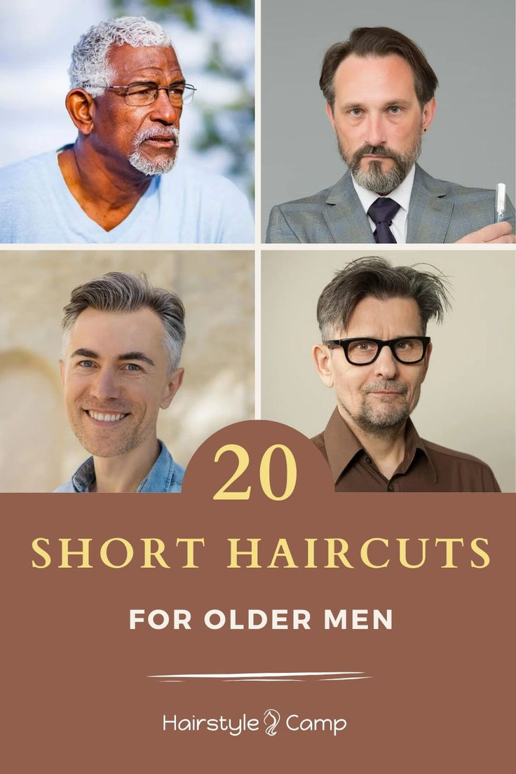 Short Haircuts for Older Men Men’s Very Short Hairstyles, Older Men’s Hairstyles, Middle Aged Men Hairstyles, Mens Haircut For Thinning Hair, Middle Aged Man Hairstyles, Short Men’s Cut, Short Hairstyles For Older Men, Men’s Short Haircuts, Men’s Haircuts Medium Length Short