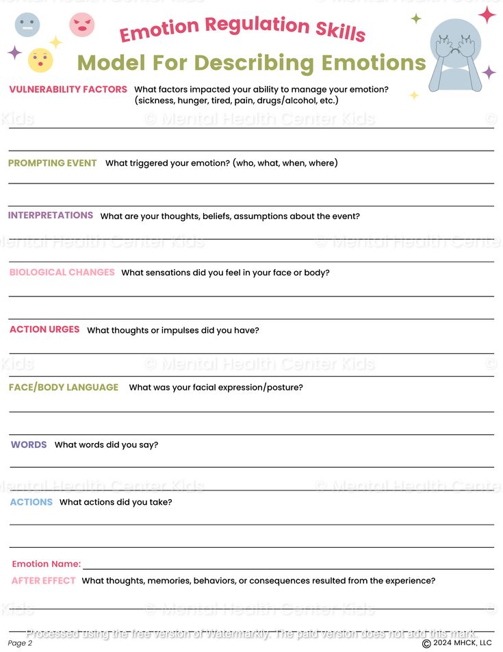 DBT Model Of Emotions Worksheet – Mental Health Center Kids Emotional Cup Worksheet, How To Identify Emotional Triggers, Boundaries Worksheet Mental Health, Therapy Activity For Teens, Triggers Worksheet, Worksheets For Mental Health, Dbt Worksheet, Therapy Modalities, Emotions Worksheet