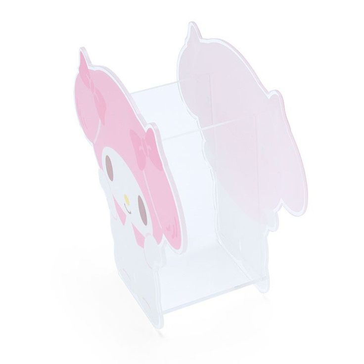 an image of a hello kitty box on a white background in the shape of a cat