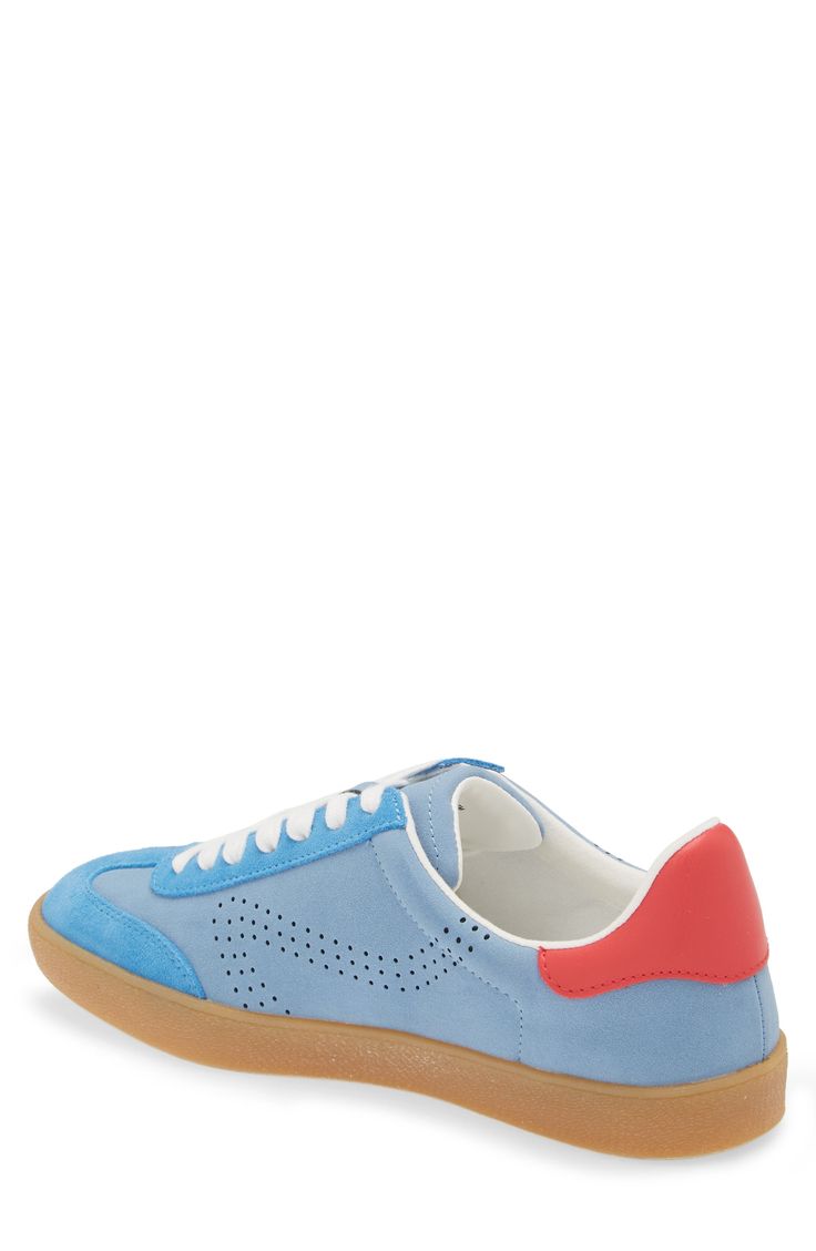 Bright and colorful blocking distinguishes an everyday sneaker built with a low profile for cool, casual style. Synthetic upper, lining and sole Imported Low Profile, Steve Madden, Nordstrom Rack, Casual Style, Womens Sneakers, Nordstrom, Sneakers, Blue, Color