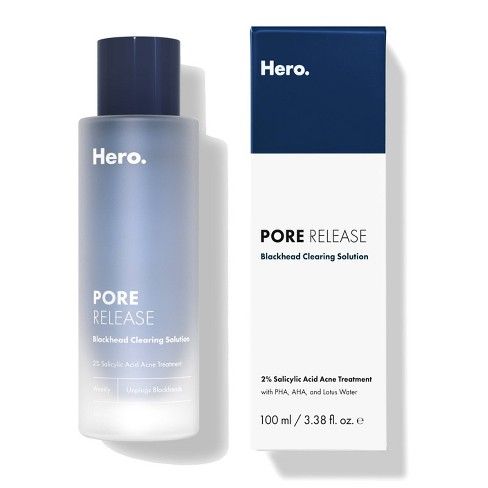 Hero Cosmetics Pore Release Facial Treatment- 3.38 fl oz Holistic Skincare, Big Pores, Flaking Skin, Prevent Pimples, Natural Acne Remedies, Salicylic Acid Acne, Acne Remedies, Perfect Skin, Simple Skincare