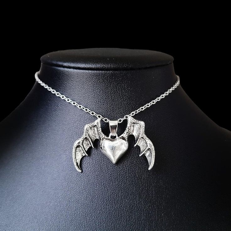 Bat wing Pendant. 2" Chain Extender.  Lobster Clasp.  CB159  #Choker #gothicjewelry #Necklace vampjewellery jewelry #goth Rhinestone handmade Imp Oc, Emo Jewelry, Bat Necklace, Jewelry Goth, Goth Necklace, Bat Wing, Chain Extenders, Choker Necklaces, Gothic Jewelry