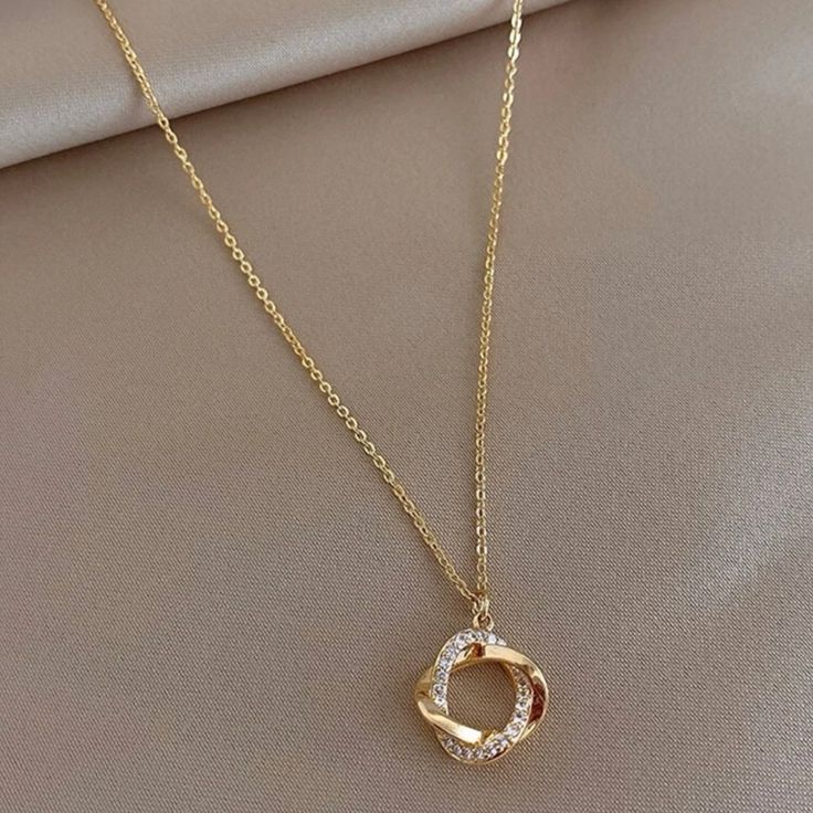 Gold And Diamond Twisted Pendant Necklace Material: Alloy, Pcs Stones Pink Gemstone Necklace, Lariat Style Necklace, Silver Drop Necklace, Star And Moon Necklace, Gold Moon Necklace, Rainbow Moonstone Pendant, Silver Necklace Statement, Blue Pendant, Gold Choker Necklace