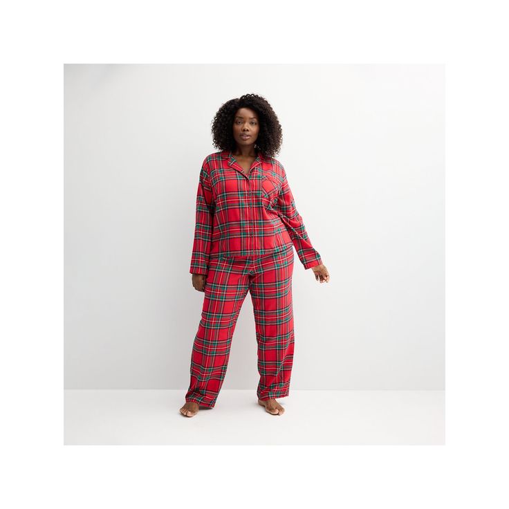 You'll love the cozy style of this Sonoma Goods For Life Flannel Notch Pajama Top & Pajama Bottoms Set. Click on this INTIMATES & SLEEPWEAR GUIDE to find the perfect fit and more! You'll love the cozy style of this Sonoma Goods For Life Flannel Notch Pajama Top & Pajama Bottoms Set. Click on this INTIMATES & SLEEPWEAR GUIDE to find the perfect fit and more! FEATURES Set includes: top and pants Top: collared neckline, long sleeves, button closure, chest pocket, straight hem Pants: elastic waistba Hem Pants, Petite Size Chart, Cozy Style, How To Hem Pants, Pajama Bottoms, Womens Size Chart, Pajama Top, Cozy Fashion, Life Size