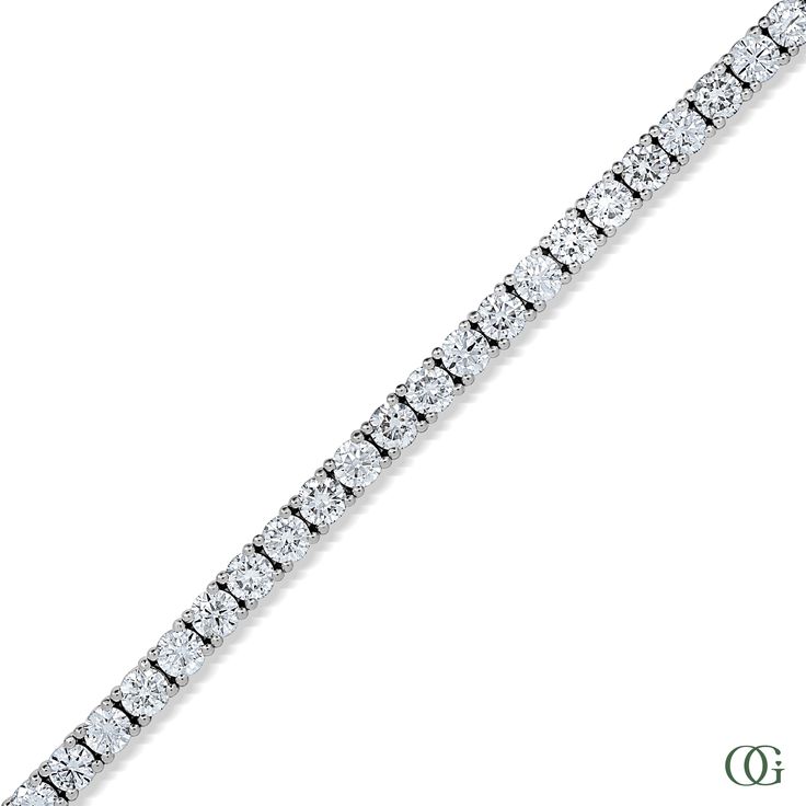 This Tennis Bracelet features an elegant round shape and a sparkling design. This bracelet is designed to be durable and long-lasting. The bracelet's unique sparkle makes it the perfect accessory for any occasion. The standard size is 7 inches; please note any other sizes are considered special order and may require additional time for production. Round Diamond Bracelet Fine Jewelry, Classic Flexible Tennis Bracelet With Round Cut, Sparkling Round Diamond Bracelet Fine Jewelry, Classic Sparkling Cubic Zirconia Bracelets, Sparkling Diamond Fine Jewelry Bracelet, Sparkling White Gold Diamond Bracelet, Classic Flexible Cubic Zirconia Diamond Bracelet, Classic Diamond Bracelet With Sparkling Detail, Classic Sparkling Diamond White Bracelets