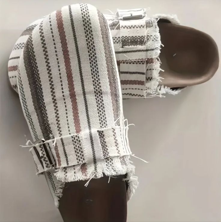 Brand New Striped Clogs White With Stripes In Shades Of Brown, Orange, And Blue Size 11 New To Poshmark?! Sign Up And Use My Referral Code Monkeybutt1465 For $10 Off Your First Purchase! Casual White Slip-on Mules, Casual White Vacation Slippers, White Casual Beach Slippers, White Flat Heel Clogs For Summer, Casual Beige Slip-on Mules, White Closed Toe Clogs For Vacation, White Flat Clogs For Summer, Casual Beach Clogs With Round Toe, Casual Slip-on Clogs For Vacation