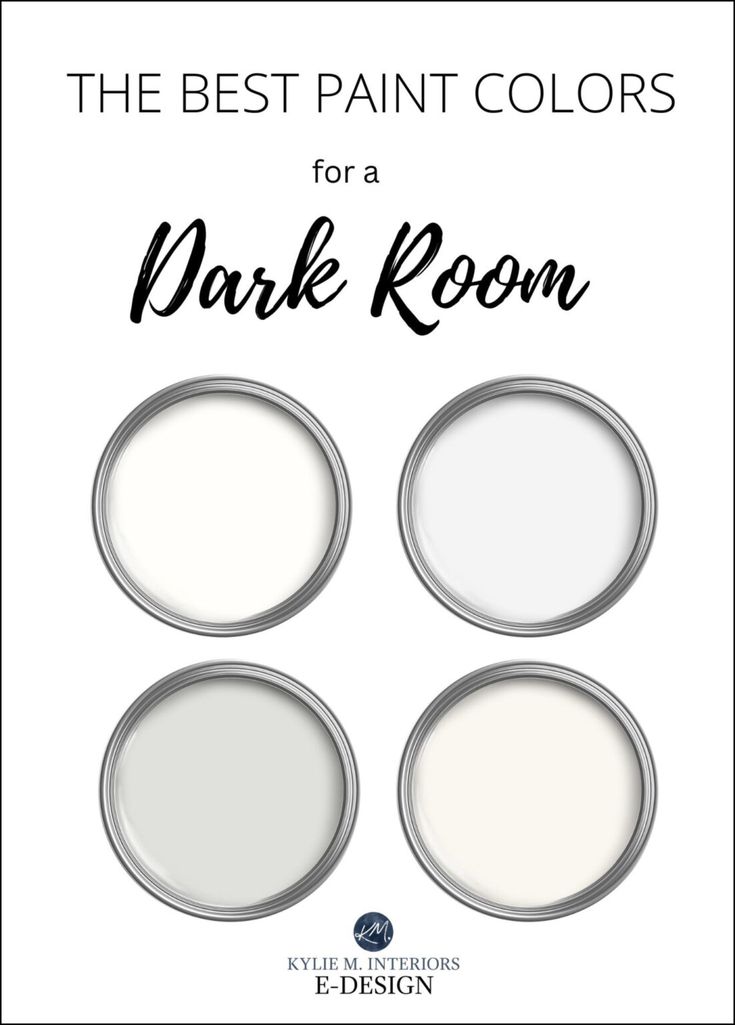 the best paint colors for a dark room