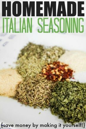 an image of homemade italian seasoning on a plate