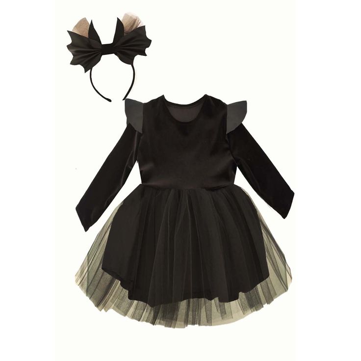 Holiday Girl Dress, Gothic Girl Dress, Black Tutu Dress, , Black Girl Dress, Tutu Dress and Headband, Halloween Dress, Faux Leather Girl Dress, Baby Girl Clothes, Gift for Girl, Black Tulle Dress, Toddler Girl Black Dress, Long Sleeve Velvet Girl Dress, Girl Bat Dress, Bat Headband Tutu dress and hairband, made by a designer in Turkey. For baby and kids with love...  It is a very comfortable and stylish girls dress, it makes the perfect gift as well. You can wear the tutu dress on halloween, birthdays, parties or daily. Material;  -Main Fabric: Velvet -Tulle: Poliester -Lining Fabric: Cotton -Our tutu dresses are lined and also handmade. Washing Tips; -Hand wash recommended.  -if it is washed in the machine, cold washing recommended. Include: Dress + Hair Band Sizes: 1-8 Age Dress Length: Cute Black Dress For Costume Party, Cute Black Tutu Dress, Black Fitted Tutu Dress For Dress-up, Fitted Black Tutu Dress For Dress-up, Cute Fitted Black Tutu Dress, Black Fitted Tutu Dress, Cute Style, Fitted Black Princess Dress For Dress-up, Gothic Dress For Halloween Dress-up, Gothic Halloween Dress-up Dresses