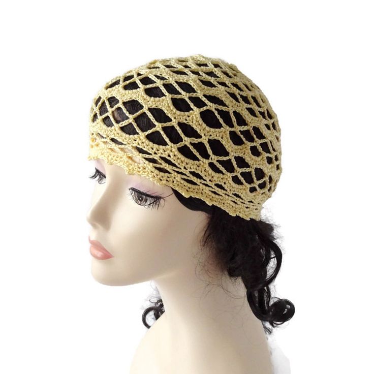 I made a yellow summer hat for a woman or a girl,  handmade crochet with cotton thread. This cap protects hair and head from the wind and sun. Size: flat, 18 cm / 7.09 in; head circumference 52 cm / 20.47 in I invite you to buy, Thank you for visiting my boutique. Yellow Crochet Hat For Summer Beach, Yellow Brimmed Crochet Hat For Vacation, Summer Beach Bonnet Cap, Yellow Brimmed Straw Hat, Yellow Crochet Hat For Vacation, Yellow Crochet Beach Hat, Yellow Crochet Cap Hat, Yellow Bohemian Crochet Hat For Spring, Yellow Yarn Beach Hat