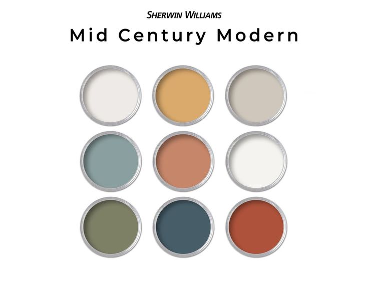 the mid century modern paint colors