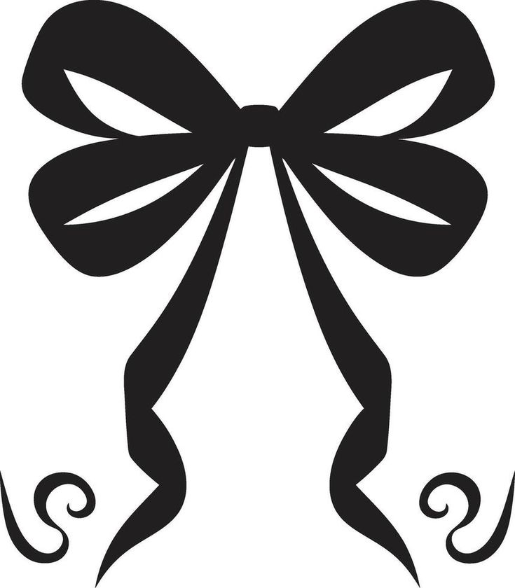 Whispers of Celebration Bowed Emblem Silk Symphony Tied Gift Ribbon Bow Silhouette, Ribbon Vector, Bow Vector, Ribbon Gift, Gift Ribbon, Tie Gifts, Environment Design, Silk Ribbon, Vector Free