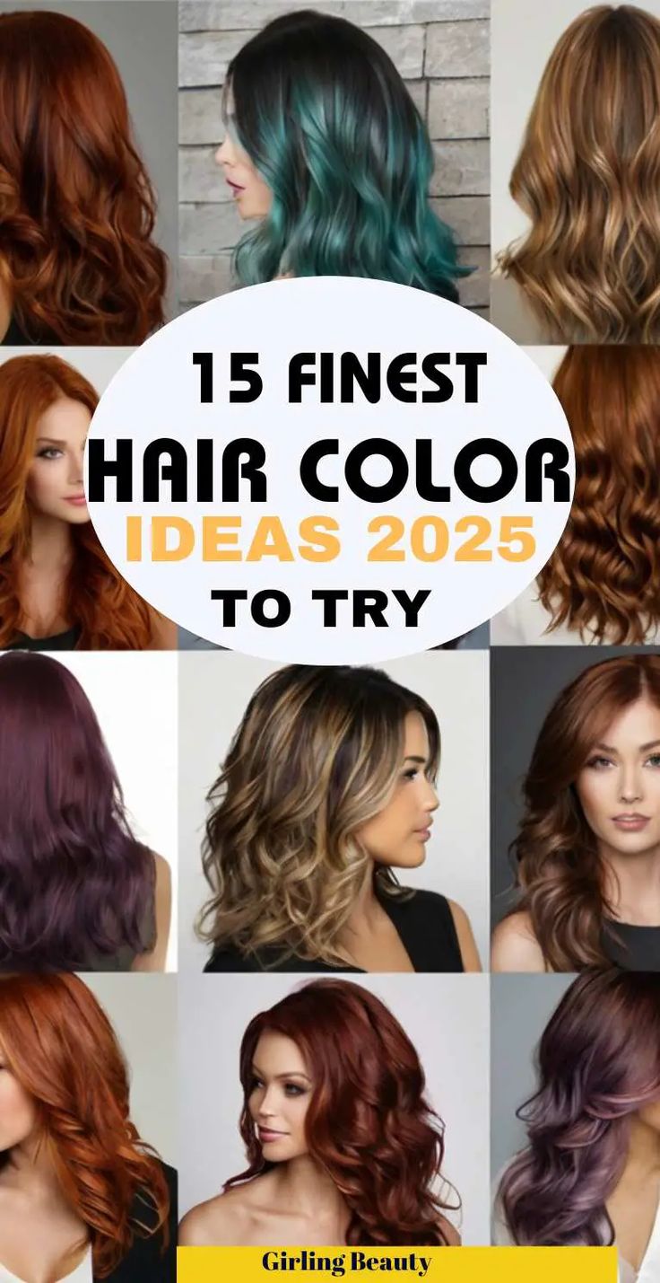 Hair Color Trends For 2025 1 Hair Color Ideas For Women In 30s, Haircolors Trends 2024, Hair Colors 2024 Trends, Hair Color Trend 2024, 2025 Hair Color Trends For Women, Trending Hair Color For 2024, Unique Hair Color, Natural Balayage, Hot Hair Colors