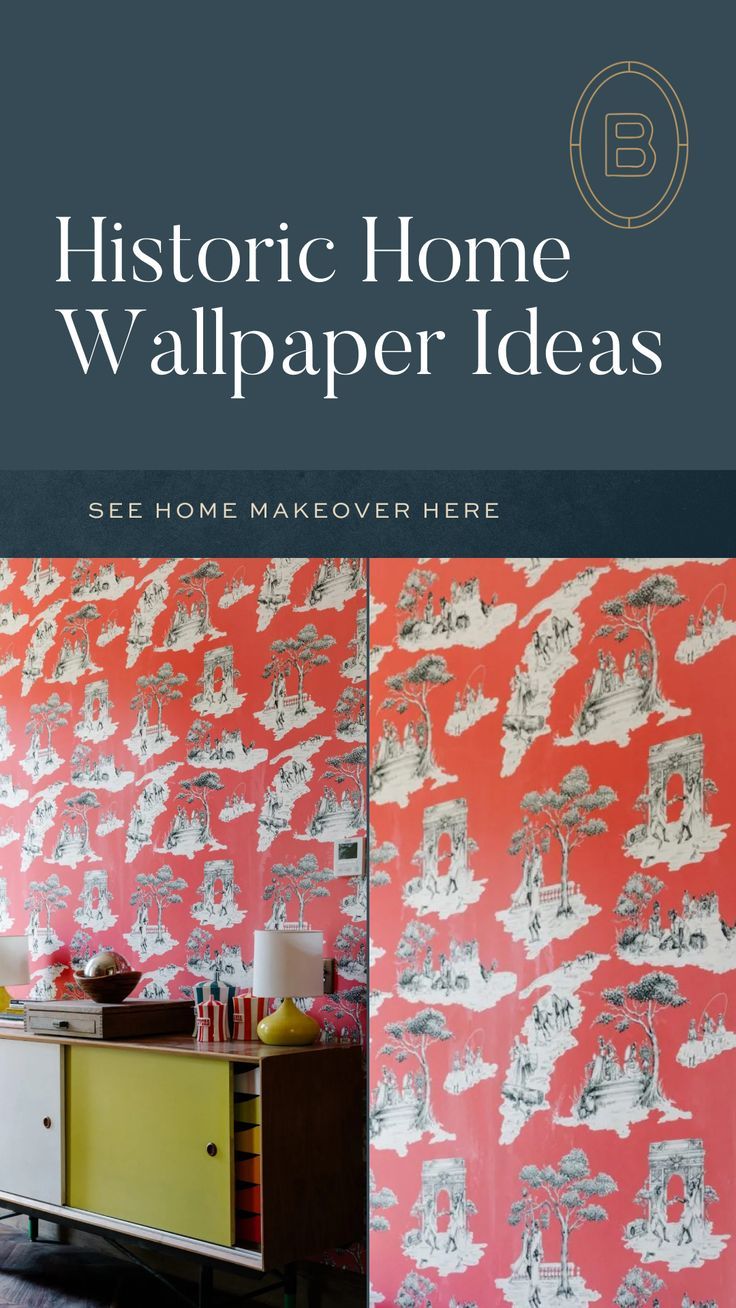 Wallpaper is a gorgeous design element to use on ceilings, kitchen backsplashes, or in open shelving. Adding the dimension and design of wallpaper in spaces where we’are not used to seeing it can give the entire room an elevated and visually interesting infusion of style.  For more historic home wallpaper ideas and wallpaper patterns, click here.  #Wallpaper #Interior #Decor #Home #Wall Home Wallpaper Ideas, Brownstone Boys, How To Wallpaper, Moody Interiors, Wallpaper Interior, Kitchen Backsplashes, Wallpaper Patterns, The Wallpaper, Real Simple