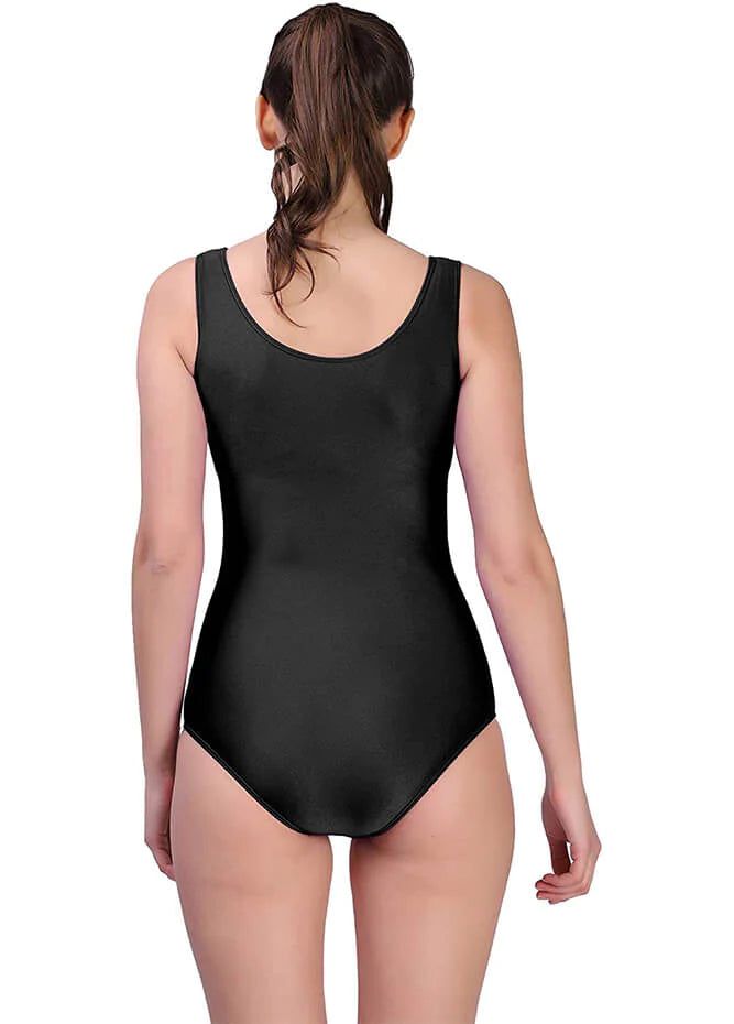 Plus Size Swimwear 85% Nylon, 15% Spandex Spandex has high elasticity and no snaps at the crotch for maximum comfort. High scoop neck, sleeveless, full ballet leg line, classic leotard bodysuit. This classic sleeveless leotard has good coverage at the leg and the neck, and the leg openings are not too tight, which seems to be very comfortable for you. It works well under your pants or dress as a top. Suitable for: Gymnastic training, Dancing, Ballet, Team uniform, Tumbling, Swimming, Fitness or Sleeveless Nylon Leotard, Seamless Sleeveless Solid Color Leotard, Solid Sleeveless Seamless Leotard, Sleeveless Solid Color Seamless Leotard, Sleeveless Smoothing Leotard, High Stretch Seamless Leotard For Swimming, High Stretch Smoothing Leotard For Swimming, Sleeveless Nylon Seamless Leotard, Sleeveless Nylon Leotard For Swimming