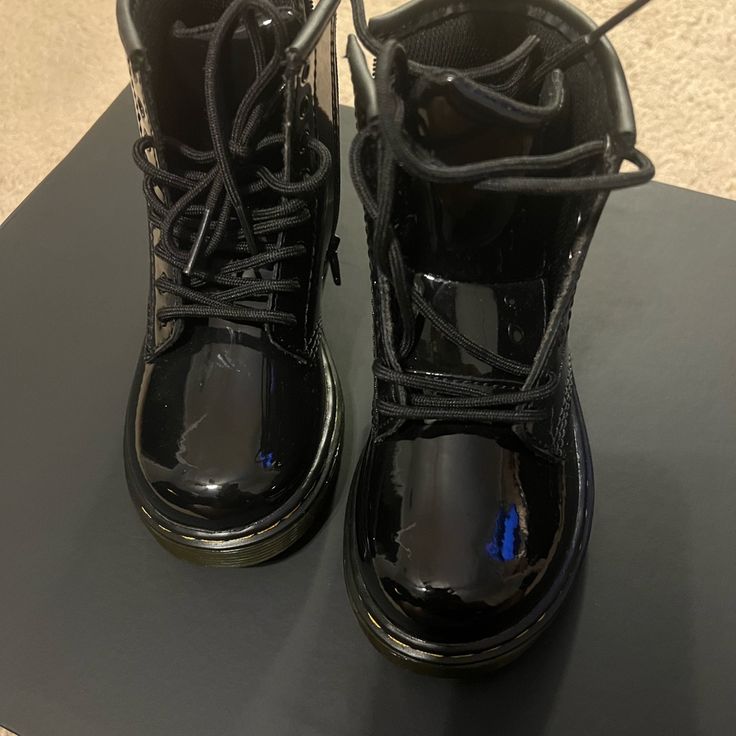 New. Never Worn. Doc Martin Boots, Doc Martins Boots, Doc Martin, Dr Martens Black, Martin Boots, Dr Martens Shoes, Martens Shoes, Kids Shoes, Shoe Boots