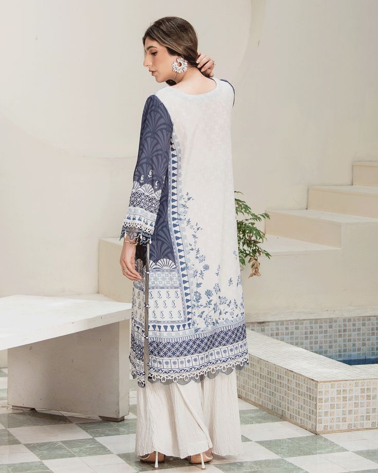 Dhanak DC-2238 Off-white Soie Luxury Silk Tunics Original brand suit fabric and photography lite diffrance in actual print. White Silk Lawn Suit For Spring, White Silk Summer Sets, White Unstitched Lawn Suit With Printed Motifs, Cream Lawn Suit With Digital Print For Spring, White Long Sleeve Lawn Suit With Floral Print, White Printed Motif Fabric Sets, Cream Digital Print Lawn Suit For Eid, Unstitched White Sets With Printed Motifs, Cream Lawn Suit With Digital Print For Eid