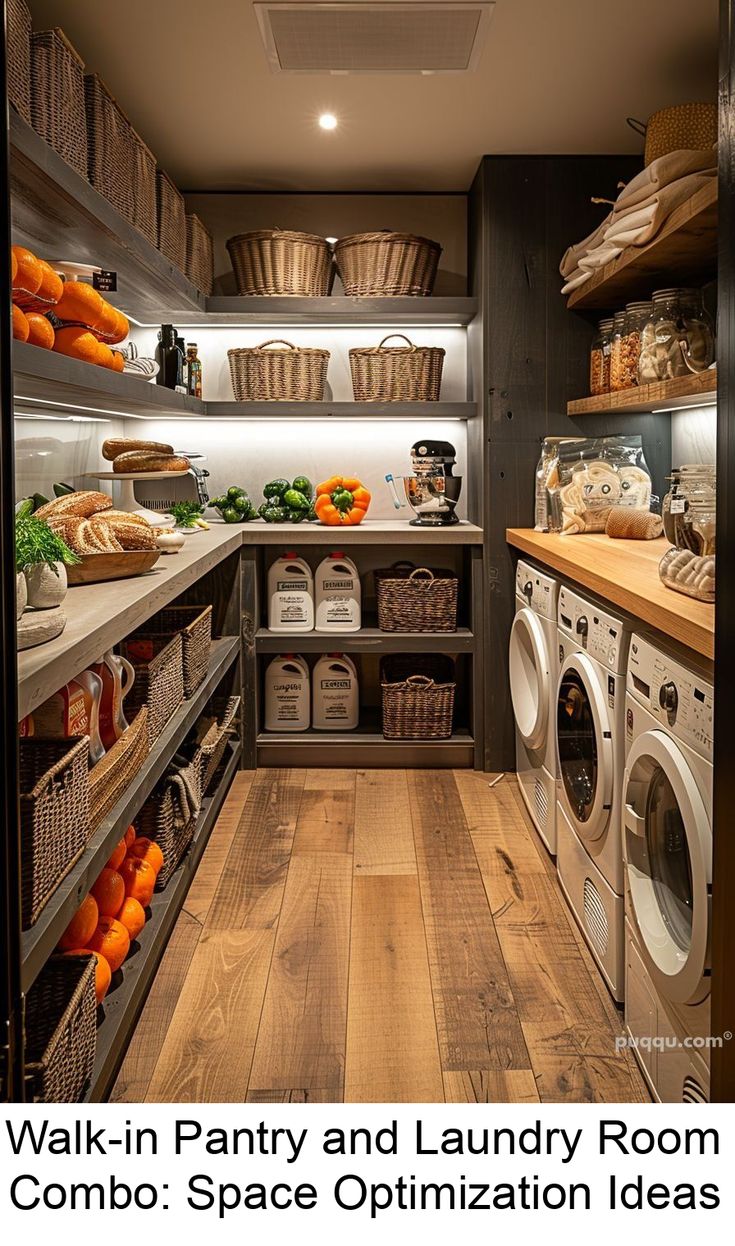 a laundry room filled with lots of different items