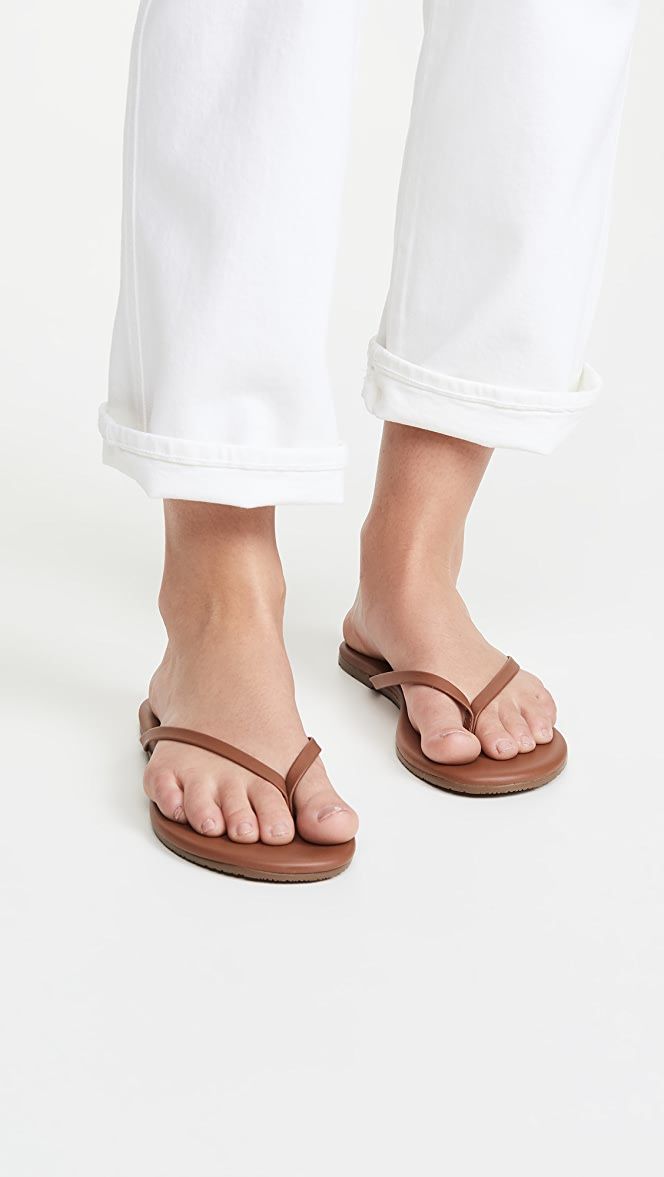 TKEES Foundations Matte Flip Flops | SHOPBOP Tkees Flip Flops, Cowhide Cushions, Brazil Women, Leather Flip Flops, Matte Foundation, Toe Designs, Natural Leather, Flip Flop, Flip Flop Sandals