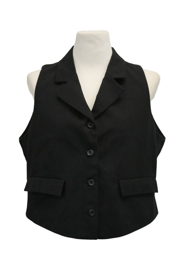 storets.com Gracie Suit Vest Vest Style, Classic Suit, S M, Vest Fashion, Suit Vest, Vest Dress, Front Pocket, White And Black, Jackets & Coats