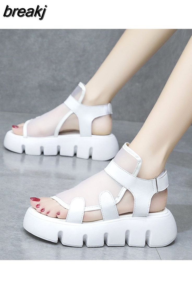 Shipping: Worldwide Express Shipping AvailableDelivery time: 7-15Days Fast ShippingReturns: Fast refund, 100% Money Back Guarantee.SPECIFICATIONSWith Platforms: YesUpper Material: Mesh (Air mesh)Style: FashionSide Vamp Type: CoveredSandal Type: GLADIATORPlatform Height: 0-3cmPattern Type: SolidOutsole Material: RubberOrigin: Mainland ChinaOccasion: CasualModel Number: AD1606Lining Material: SyntheticItem Type: SandalsInsole Material: microfiberHeel Type: WedgesHeel Height: Med (3cm-5cm)Fit: Fits Wedge Sandals With Thick Bottom And Round Toe, White Chunky Platform Wedge Sandals, Trendy White Chunky Platform Wedge Sandals, Thick Bottom Round Toe Sandals, White Synthetic Wedge Sandals With Thick Bottom, White Closed Toe Jelly Sandals For Summer, Platform Sandals With Round Toe In Synthetic, Spring Closed-toe Wedge Sandals With Thick Bottom, Platform Jelly Sandals With Open Toe