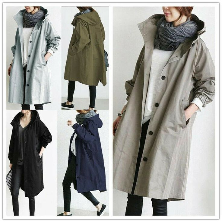 Product Description * Item:Womens Oversized Hooded Windbreaker Rain Jacket Loose Coat Trench Coat * Condition: 100% Brand New * Color:Black Light blue Dark blue Green Grey * Size:Asian S-5XL * Package:1pc Tops (without any accessories ）    Please note: 1.Please allow a little error due to manual measurement. 2.The color maybe a little difference because of the light,screen reflection etc.   Payment  We accept PayPal only. Shipping 1. We ship to your PAYPAL ADDRESS by def Oversized Cotton Parka For Fall, Spring Cotton Hooded Long Jacket, Oversized Hooded Jacket With Pockets For Spring, Oversized Spring Parka, Oversized Long Sleeve Spring Parka, Oversized Solid Hooded Jacket For Spring, Winter Solid Raincoat With Pockets, Spring Long Coat Parka With Pockets, Casual Cotton Long Parka